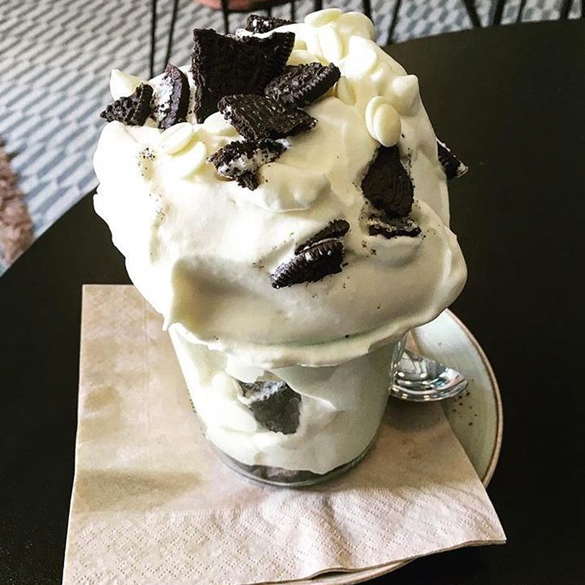 Protein Fluff met oreo topping Changing Life