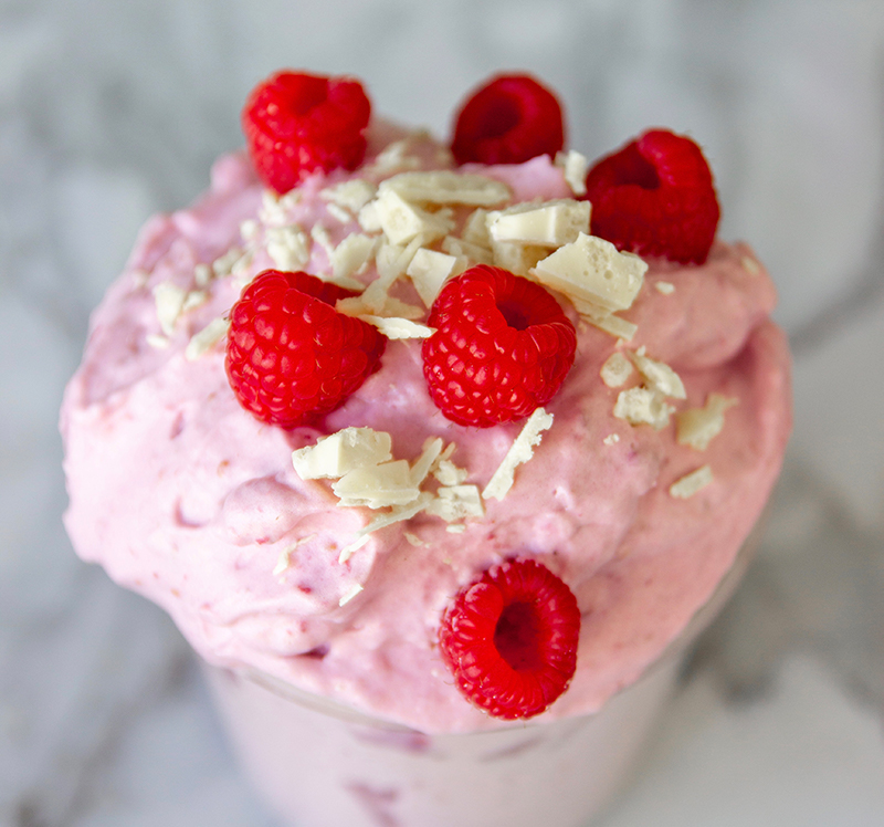 Protein fluff met frambozen Changing Life